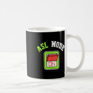 Caneca De Café Linguagem de Sinais Americana Lsa Estou Surdo Cons