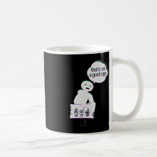 Caneca De Café Linguagem de Sinais ASL American Fala Consciência