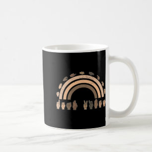 Caneca De Café Linguagem de Sinal de Mão ASL gesto de mãos surdas