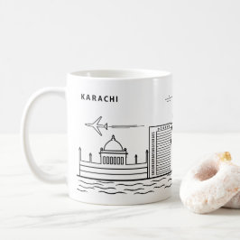 CANECA DE CAFÉ LINHA ARTE DE KARACHI
