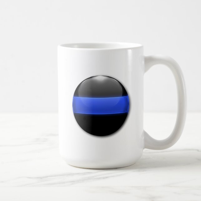 Caneca De Café Linha Azul Fino (Direita)