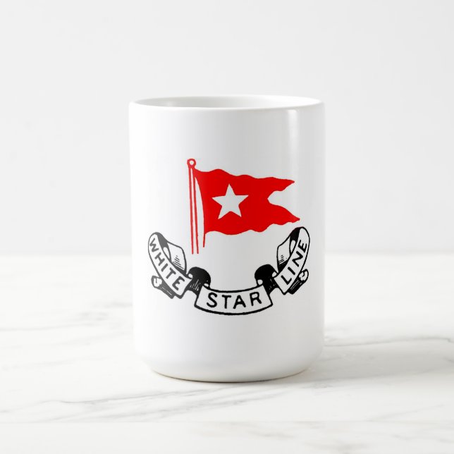 Caneca De Café Linha branca copo da estrela (Centro)