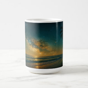 Caneca De Café Linha costeira celestial