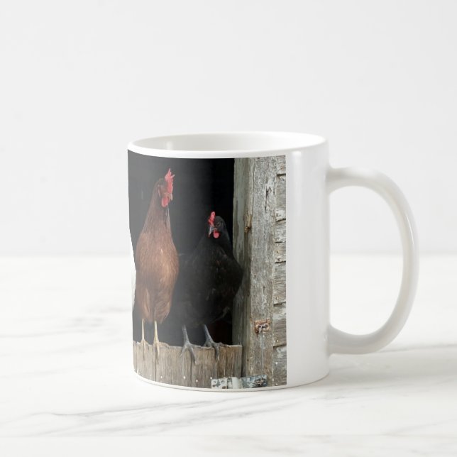 Caneca De Café Linha da galinha (Direita)