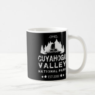 Caneca De Café Linha de Árvores Com Cachoeira Parque Nacional do 