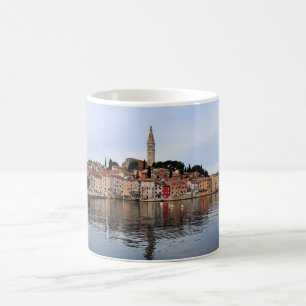 Caneca De Café Linha de Costa de Rovinj