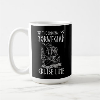Caneca De Café Linha de Cruzeiro Norueguesa Original - Voz Nostál