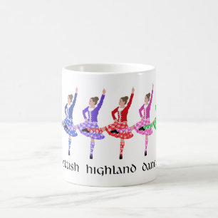 Caneca De Café Linha de Dança das Terras Altas