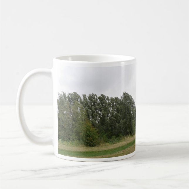 Caneca De Café Linha de Palangreiros Paisagem Mug (Esquerda)