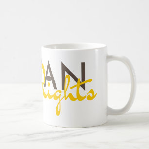 Caneca De Café Linha de vida dos direitos humanos