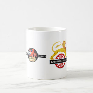 Caneca De Café Linha ferroviária 4 Caminhos-de-Ferro Britânicos P