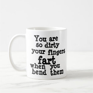 Caneca De Café Linha Fingers de Farty
