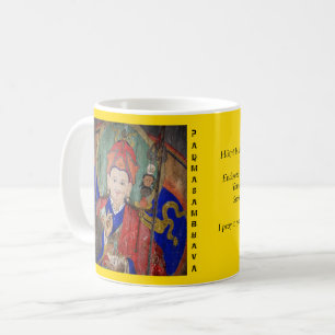 Caneca De Café Linha Rinpoche & sete oração de Guru (texto de
