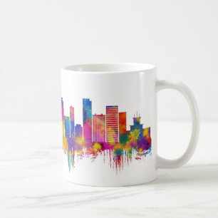 Caneca De Café Linha Skyline Kinshasa RD Congo