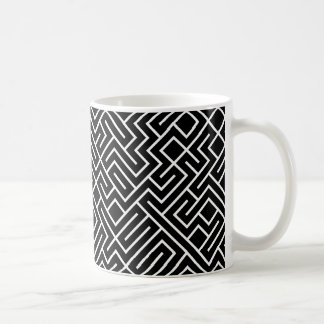 Caneca De Café Linhas com Título 10 IMPRESSÃO Generativas (Branco