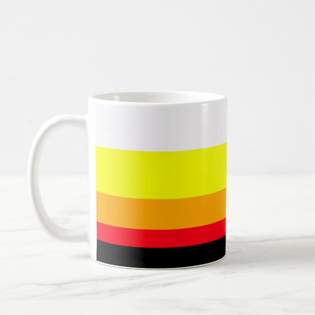 Caneca De Café Linhas de outono (Esquerda)