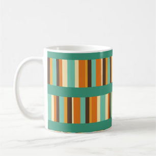 Caneca De Café Linhas de tiras de café Mug