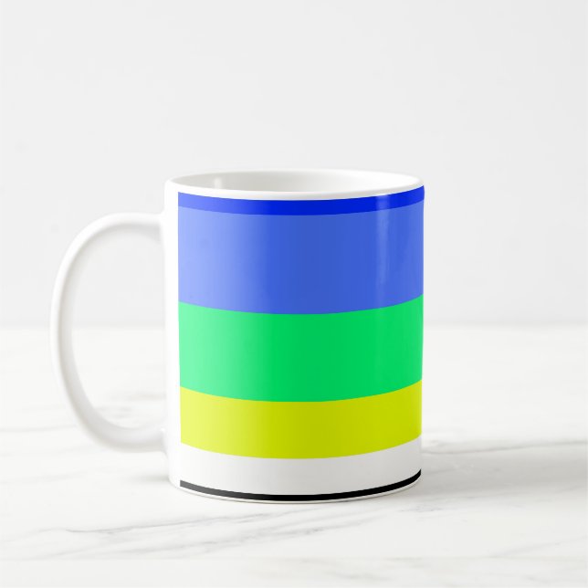 Caneca De Café Linhas escuras (Esquerda)