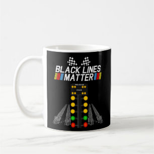 Caneca De Café Linhas Negras Matam Árvore Leve de Corrida Pais