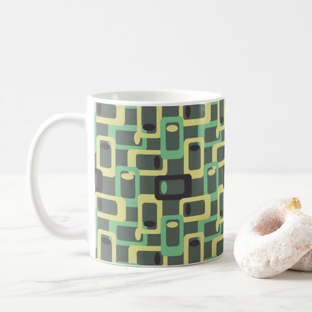 Caneca De Café Link de cadeia de Cinzas maior (Com Donut)
