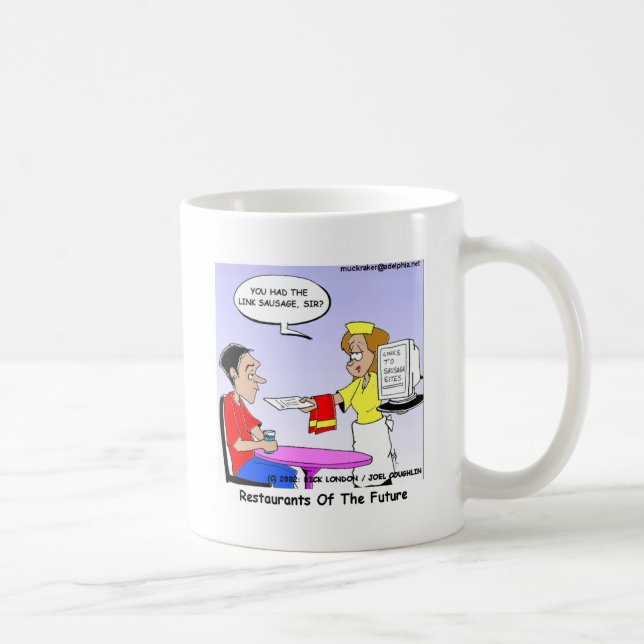 Caneca De Café Links de Computador Presentes e Colecionáveis de D (Direita)