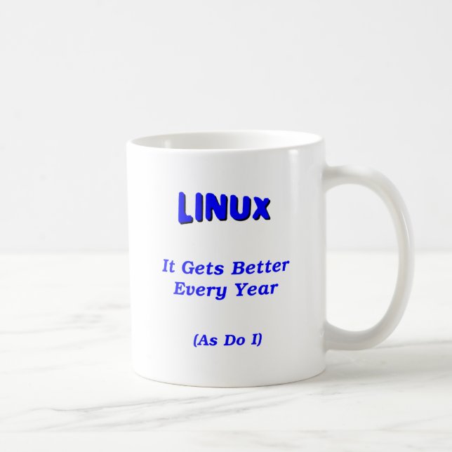 Caneca De Café Linux que obtem melhor (Direita)