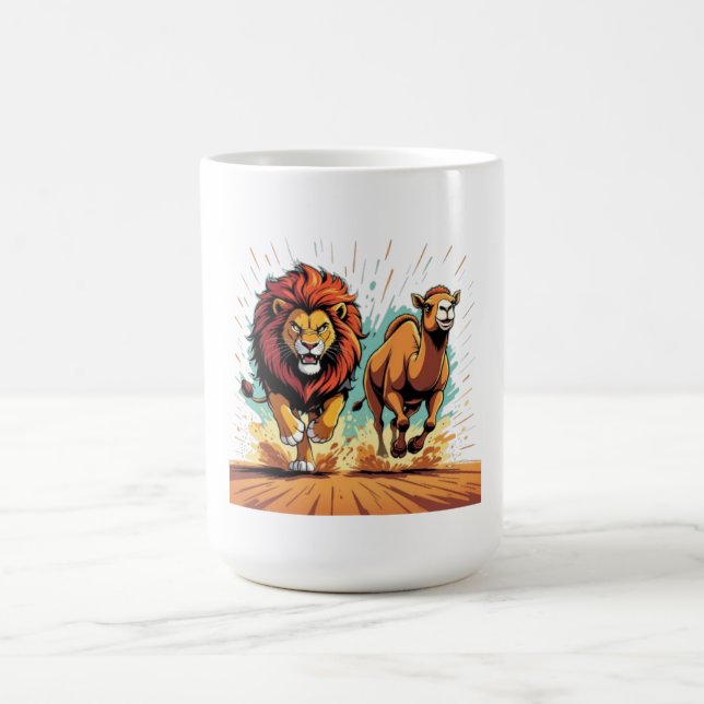 Caneca De Café Lion and Llama Dash (Centro)