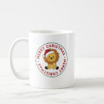 Caneca De Café Lion Christmas Snow Winter Animals Lions<br><div class="desc">The lion for Christmas greeting card. Funny animals with gifts and snow for the holidays. Also funny for christmas in July. Lions are cute animals and perfect for Christmas.</div>