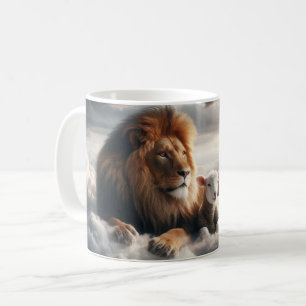 Caneca De Café Lion e Lamb Café Mug