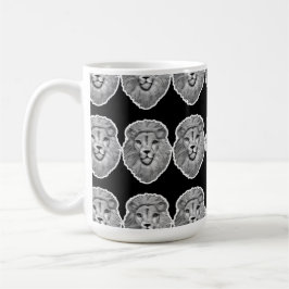 Caneca De Café  Lion Face Mug