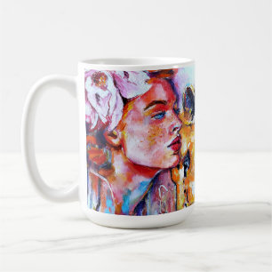 Caneca De Café Lion Girl