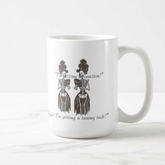 Caneca De Café Lipoaspiração: A pele & os ossos falam séries (Direita)
