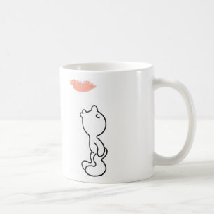 Caneca De Café Lipstick Mark Mug