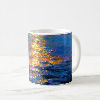 Caneca De Café Liquid Fire at Dusk