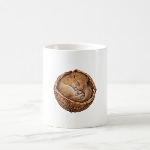 Caneca De Café Lirão Enrolado numa Casca de Noz