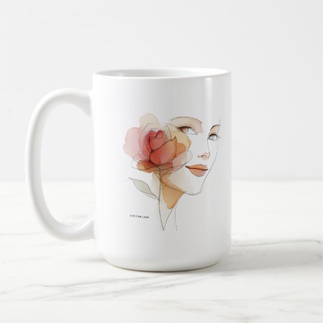 Caneca de Café Lírica MemoryUs – “Just Like Love” (Esquerda)