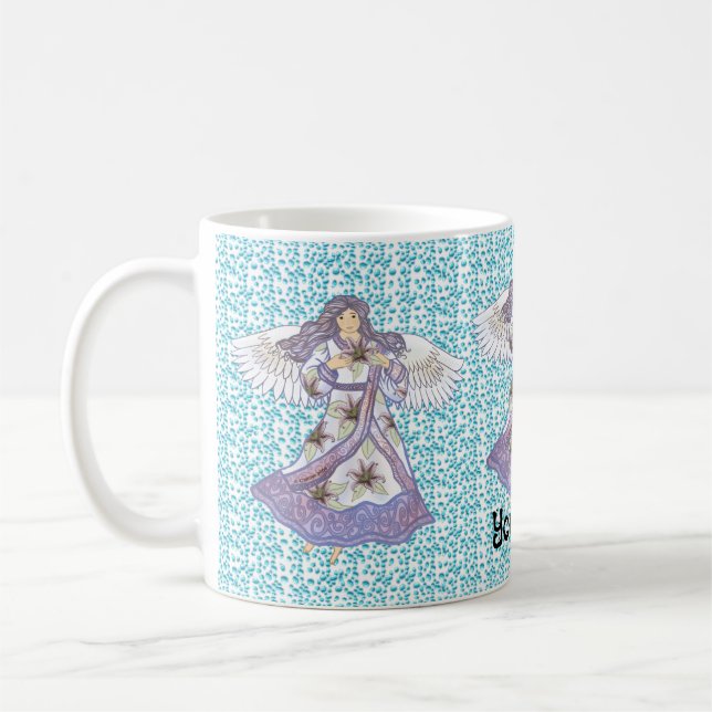 Caneca De Café lírio anjo (Esquerda)