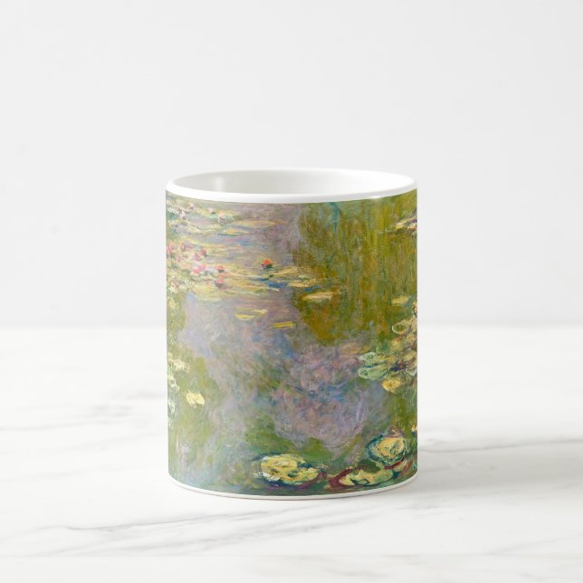 Caneca De Café Lírios d'água de Claude Monet (Centro)