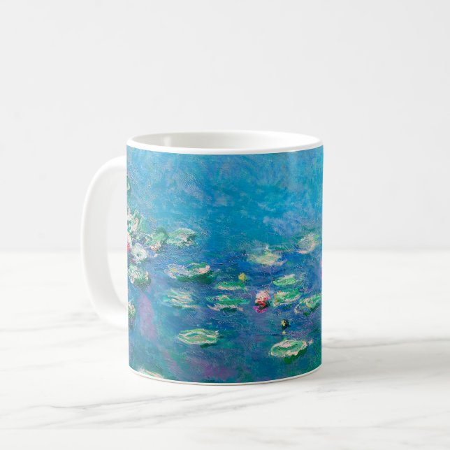 Caneca De Café Lírios de água, Claude Monet (Frente Esquerda)