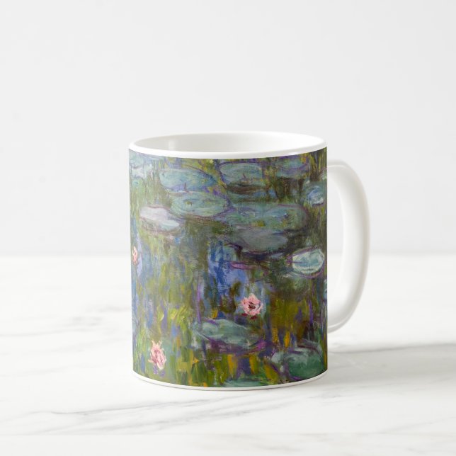 Caneca De Café Lírios de água do Monet (Frente Esquerda)
