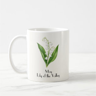 Caneca De Café Lírios do Vale de Maio