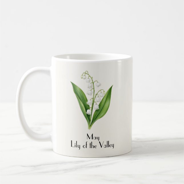 Caneca De Café Lírios do Vale de Maio (Esquerda)