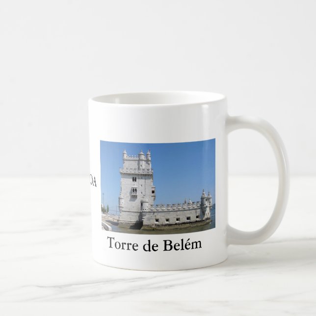 Caneca De Café Lisboa - Torre de Belém (Direita)