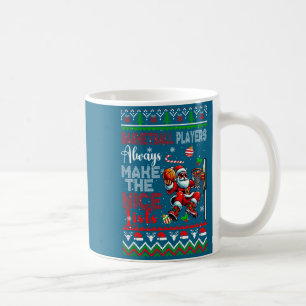 Caneca De Café Lista de bons jogadores de basquete Natal