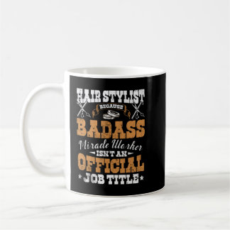 Caneca De Café Lista de Estilos de Cabelo porque a Barber de Trab