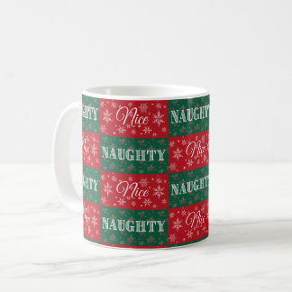 Caneca De Café Lista de Natal de Quem é Bonzinho ou Travesso