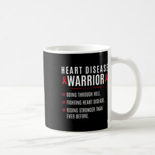 Caneca De Café Lista de Tarefas para Guerreiro de Doenças Cardíac