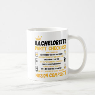 Caneca De Café Lista de Verificação de Jogos Safados da Festa de 