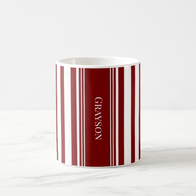 Caneca De Café Listra Vermelha (Centro)