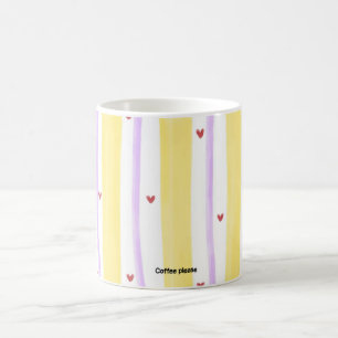 Caneca de Café Listrada Colorida Café Dopamina F